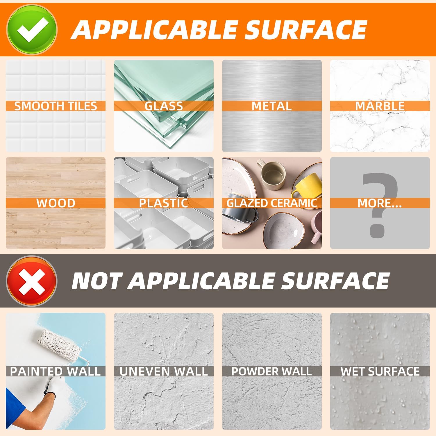 Deli Double Sided Tape Heavy Duty, Nano Tape, Double Sided Mounting Tape, Clear Adhesive Tape for Hanging Picture, Poster, Carpet, Photo Deco