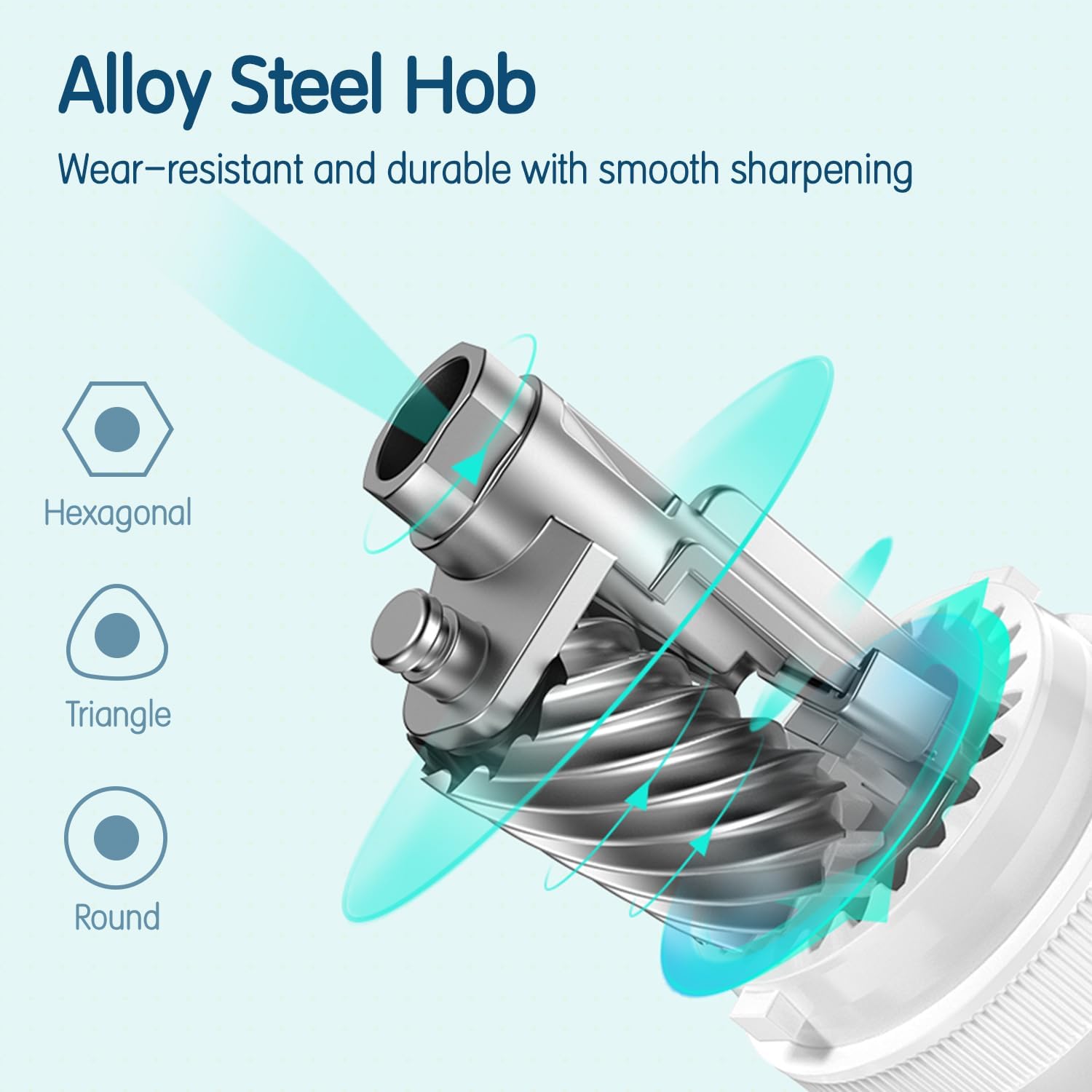 Deli Manual Music Themed Pencil Sharpener with Adjustable Point and Auto-in Design for Colored Pencils, Auto-Feed Hand Crank, Random Color