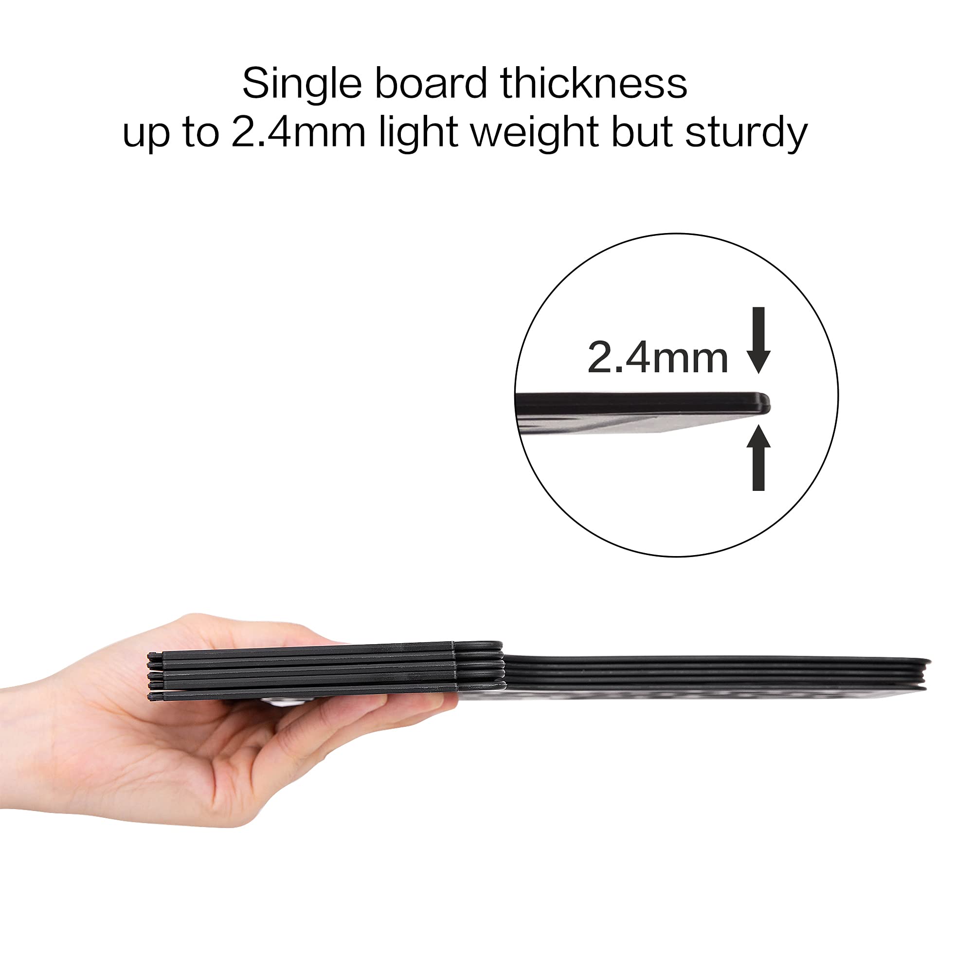 Magazine File Book Holder 4 Compartments, Black