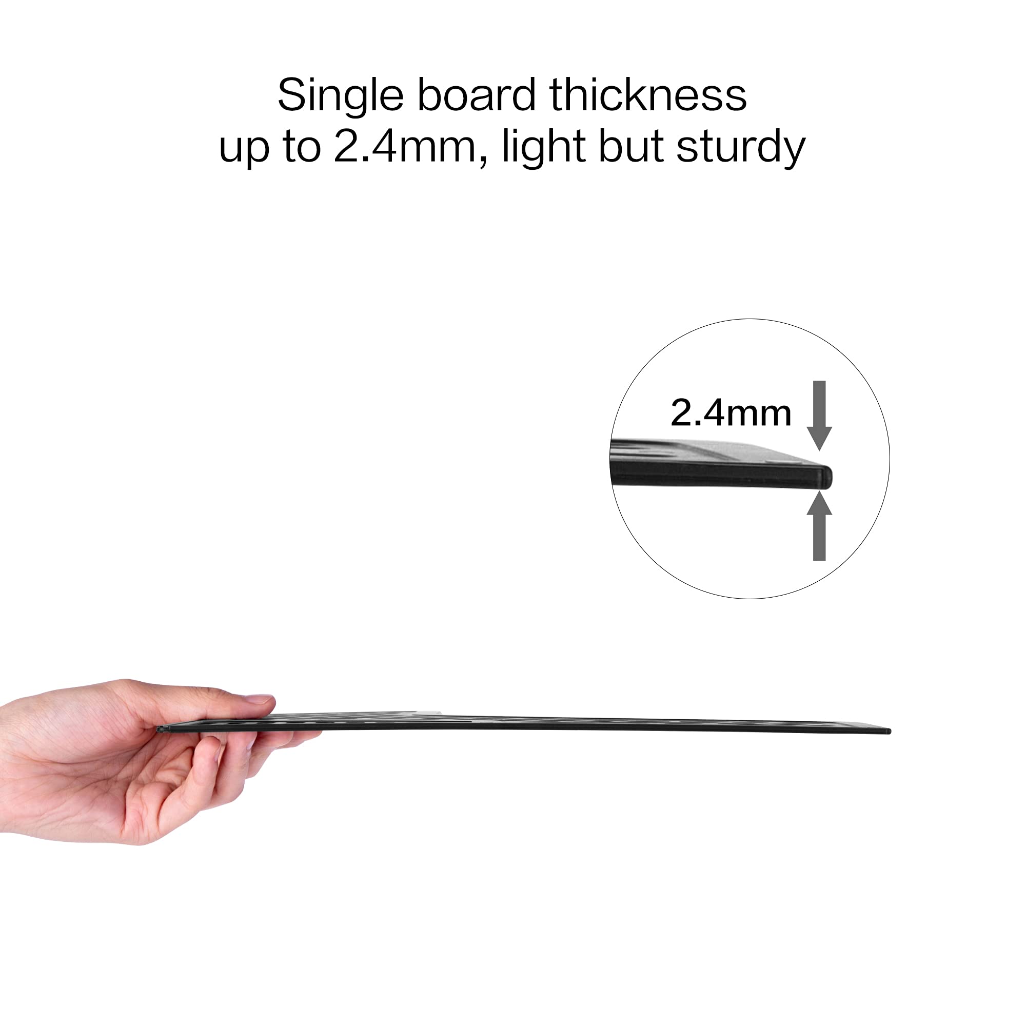 Magazine File Book Holder 3 Compartments, Black