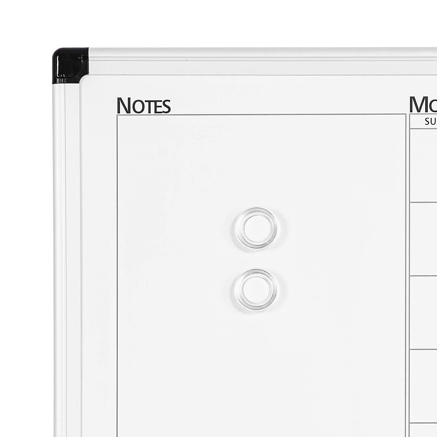 Monthly Calendar Whiteboard Cork Board Combo, 18" x 24"