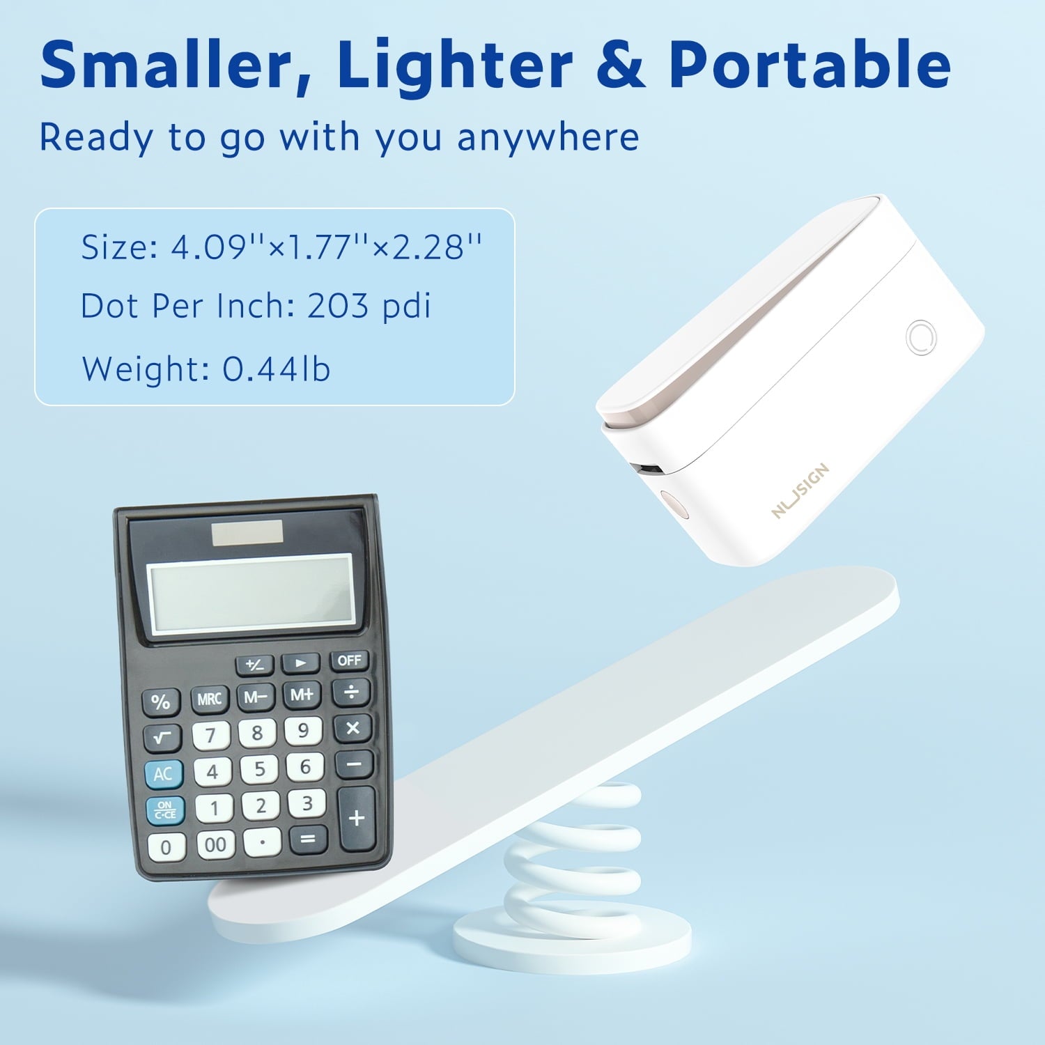 Label Maker Machine with Tape, Portable Bluetooth Label Printer, Wireless & Rechargeable Sticker Mini Label Makers with Multiple Templates Font Icon, White