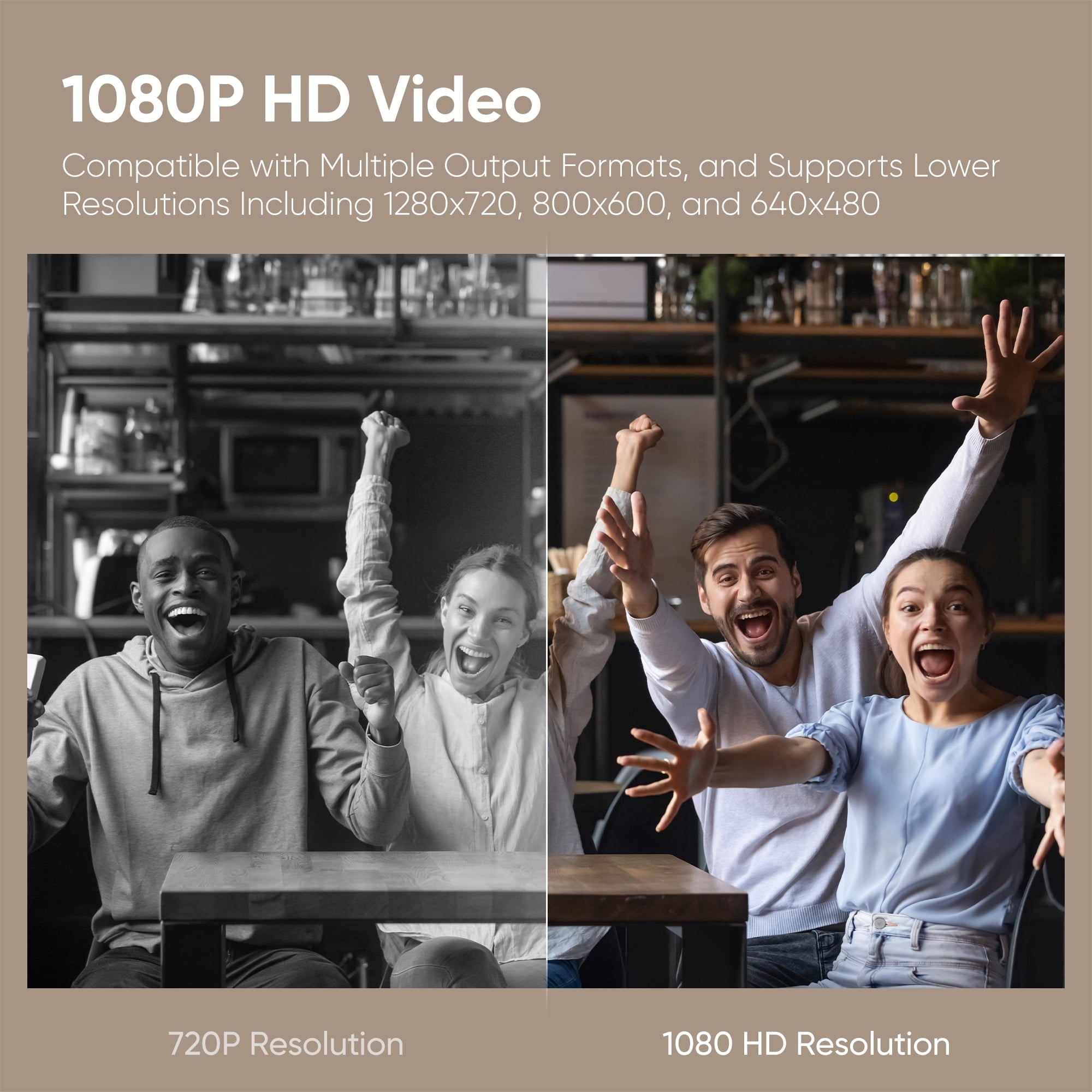 1080p HD Webcam with Dual Microphone with Stand/Privacy Cover/Tripod Stand,Noise Reduction for Desktop and Laptop,with Privacy Cover and Webcam Tripod Stand