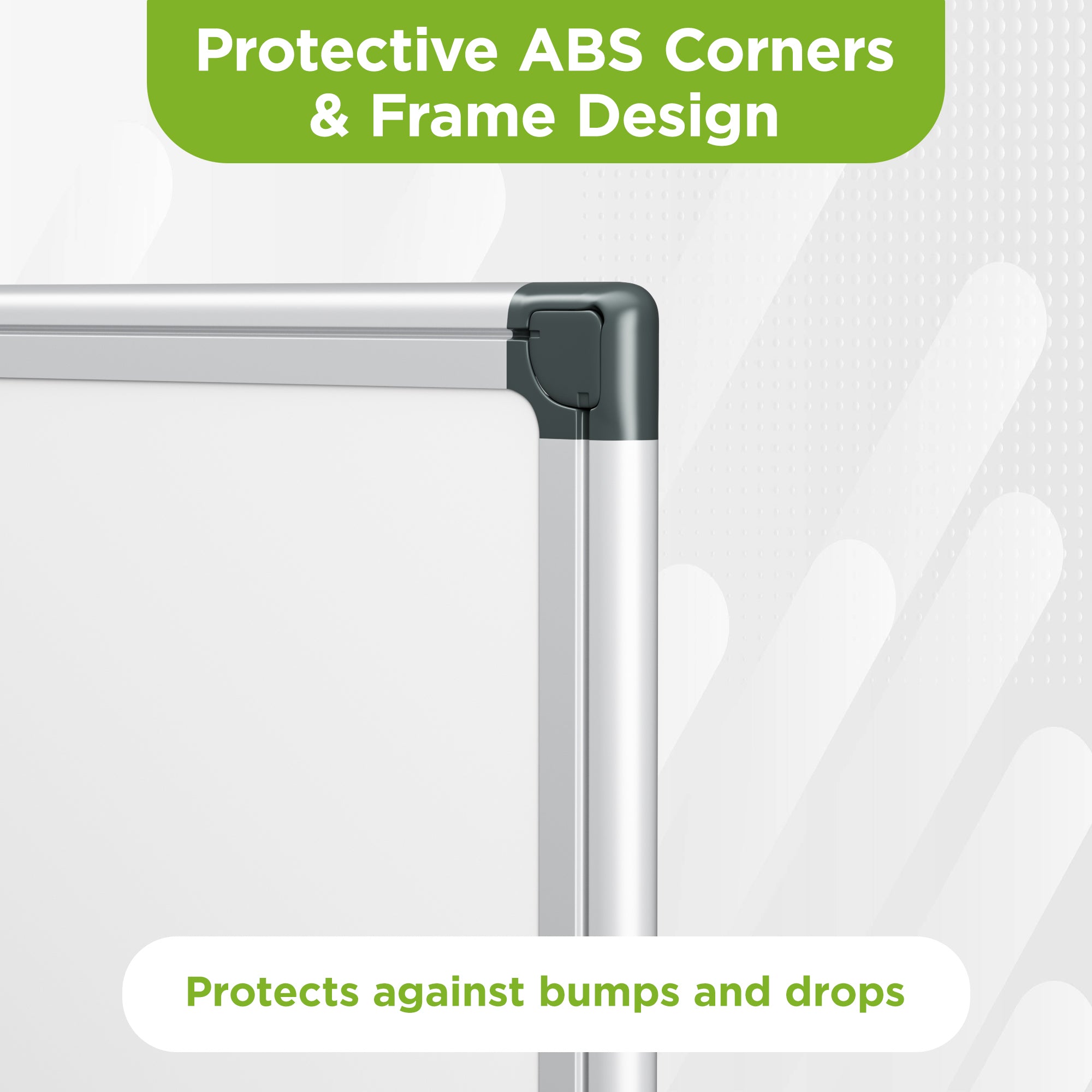 Magnetic White Board 24" x 18" for Wall, Dry Erase Board , Silver Aluminum Frame, 2 Markers, 4 Magnets, Included Eraser, For Home Office, School, Study Room