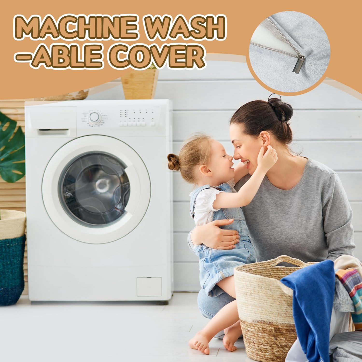 Toddler Travel Bed Panda Style – Foldable & Portable Floor Bed for Kids, Washable Toddler Cot with Safety Rails, Perfect for Children 18M – 5yr Old