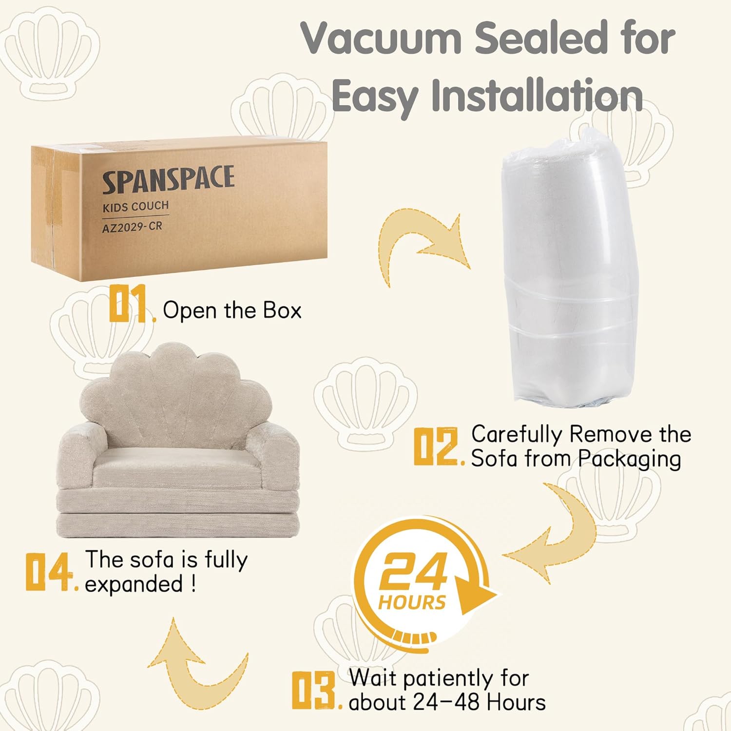 2-in-1 Kids Couch, Toddler Couch Fold Out, Comfy Toddler Chair, Convertible Kids Sofa to Lounger with Pocket and Removable Cover