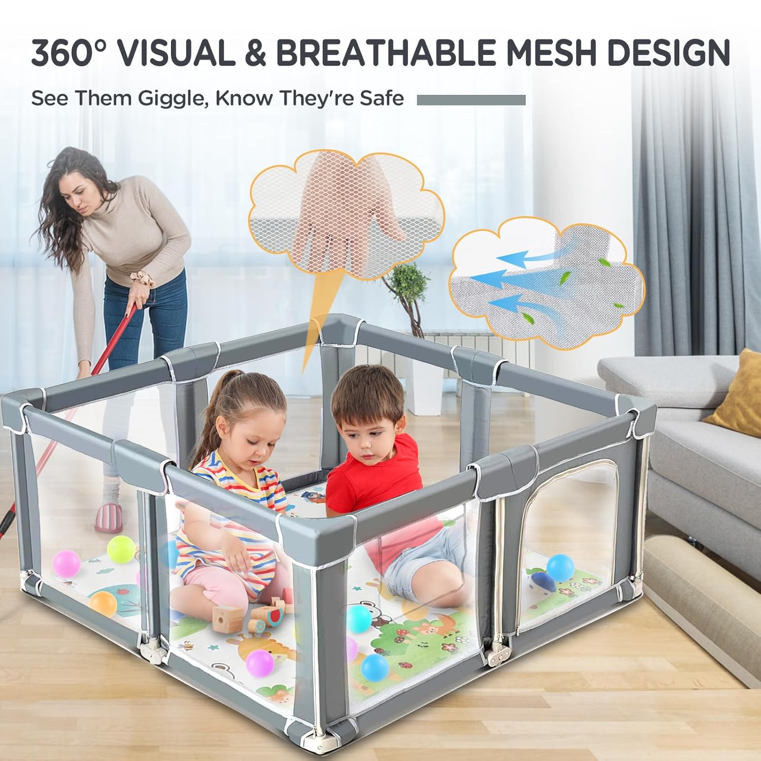 Baby Handler Foldable Baby Playpen 50