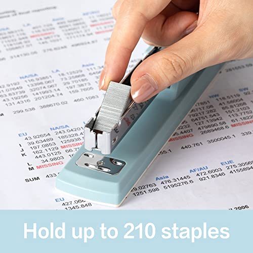 Deli Stapler, Desktop Stapler, Office Stapler, 20 Sheet Capacity, Includes 1000 Staples and Staple Remover, Blue